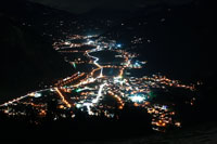 Vorschaubild, Mayrhofen bei Nacht
